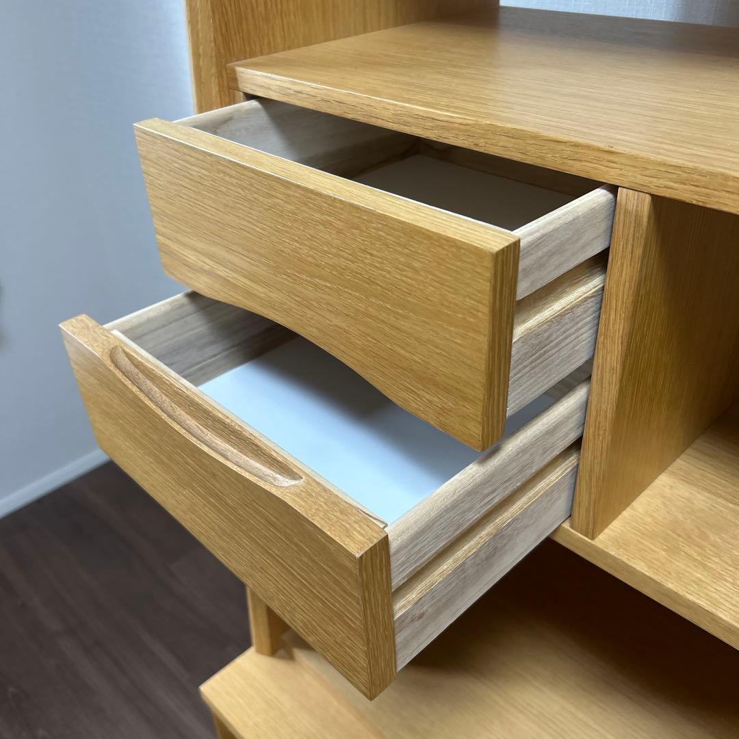 unico ウニコ トールシェルフ SIGNE シグネ　廃盤 本棚 引出付き