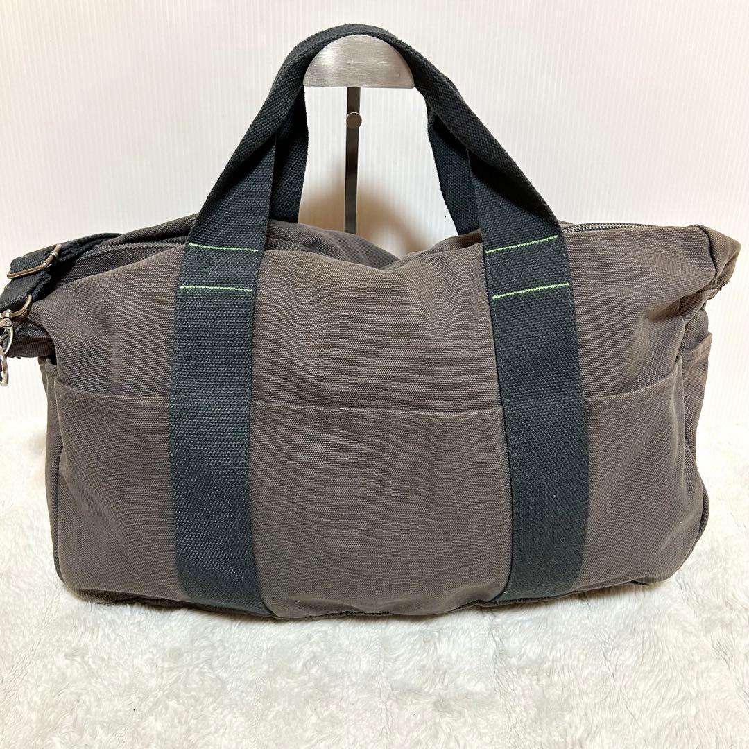 【完売品】CUNE キャンバスショルダーバッグ うさぎいっぱい ポケット多数