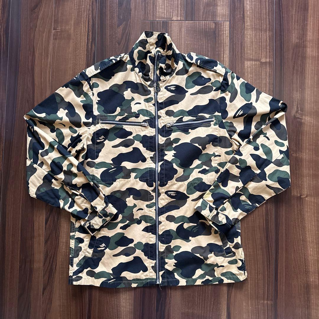 A BATHING APE カモフラージュ ミリタリージャケット