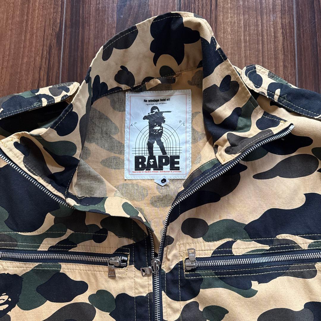 A BATHING APE カモフラージュ ミリタリージャケット