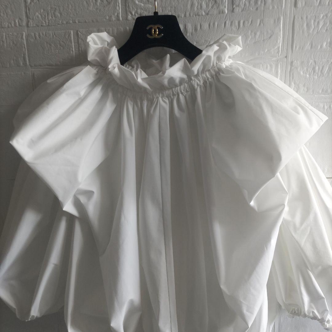 美品✨Seventen セブンテン　2WAYバルーンドレープ　ブラウス