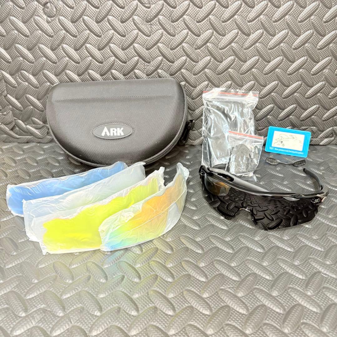(未使用) ARK スポーツサングラス 交換レンズセット