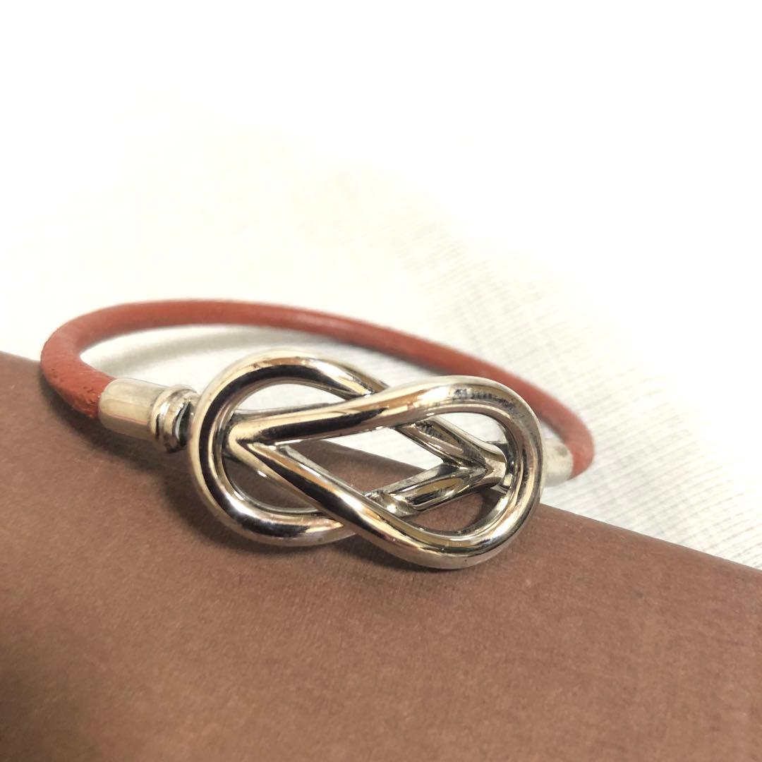 Hermes エルメス ブレスレット バングル レザー　メンズ レディース