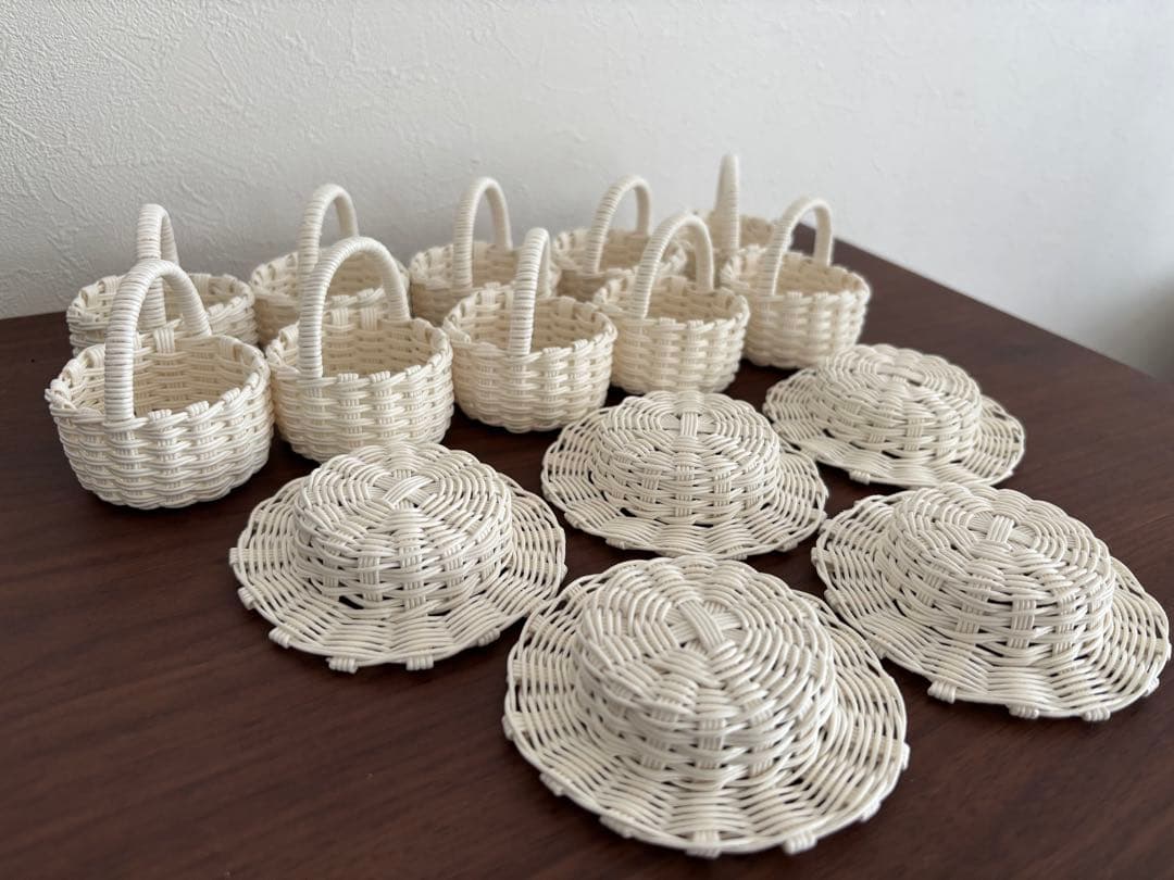 めい様ご確認用のページです。クラフトバンドミニバスケット他