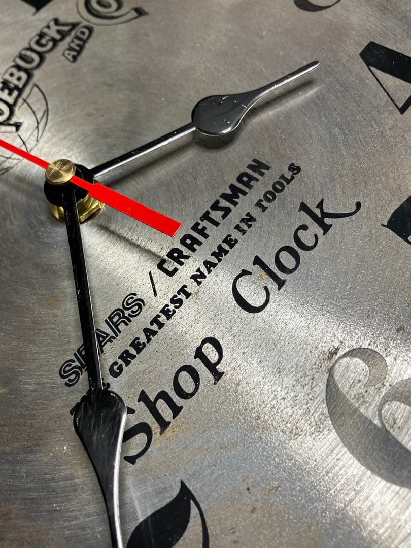 sears シアーズ　掛時計　ソーブレードクロック