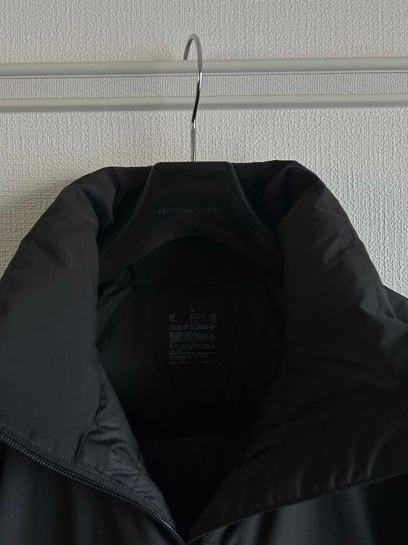 t*s様 【無印良品】22awスタンドカラー撥水ダウンジャケット黒mujilab