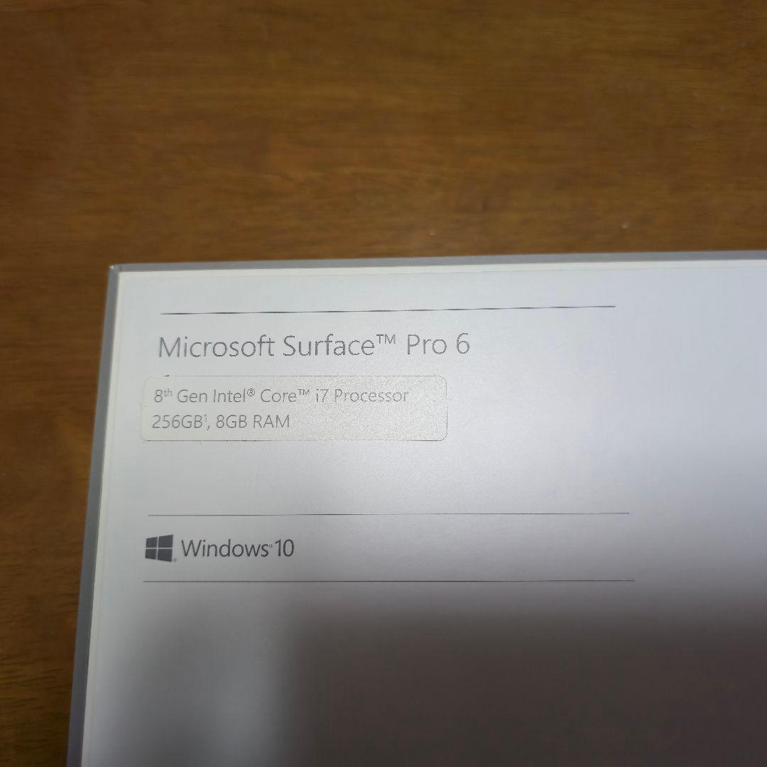 最終価格 Surface pro 6 core i7 256GB 8GB