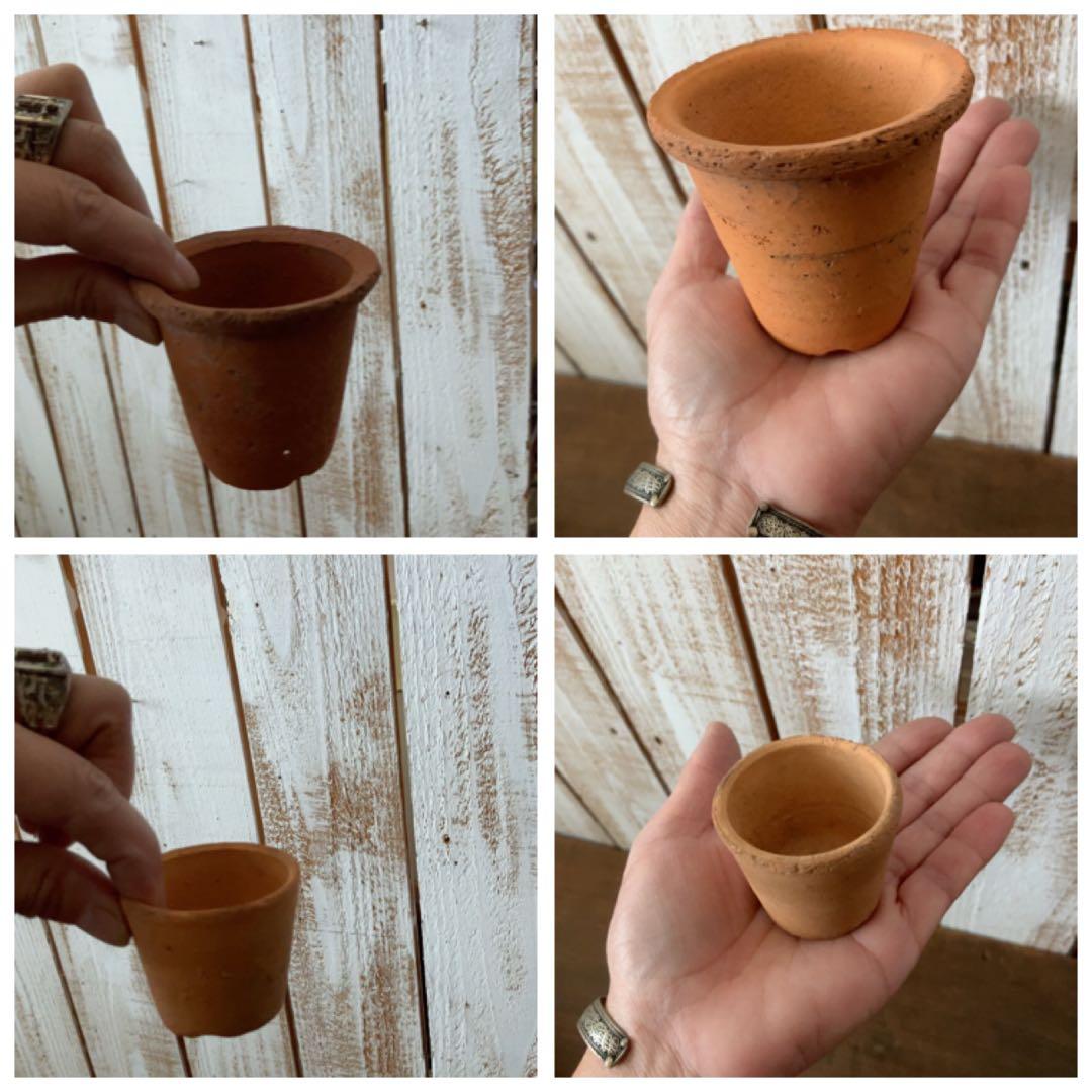 ヴィンテージ　た小さな可愛い　テラコッタポット 植木鉢　14個セット