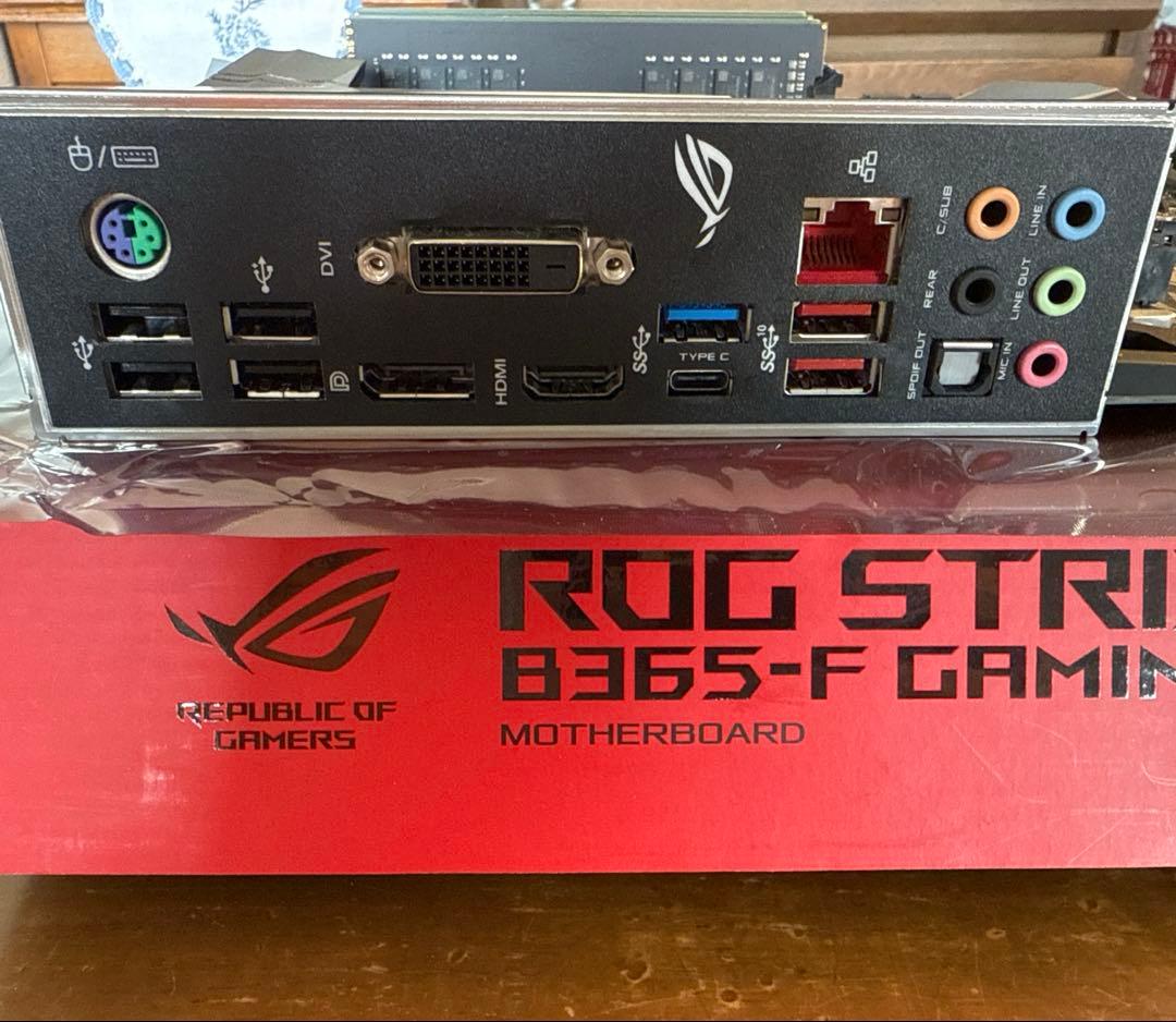 マザーボード ROG STRIX B365-F + i9-9900 + DDR4 32GB