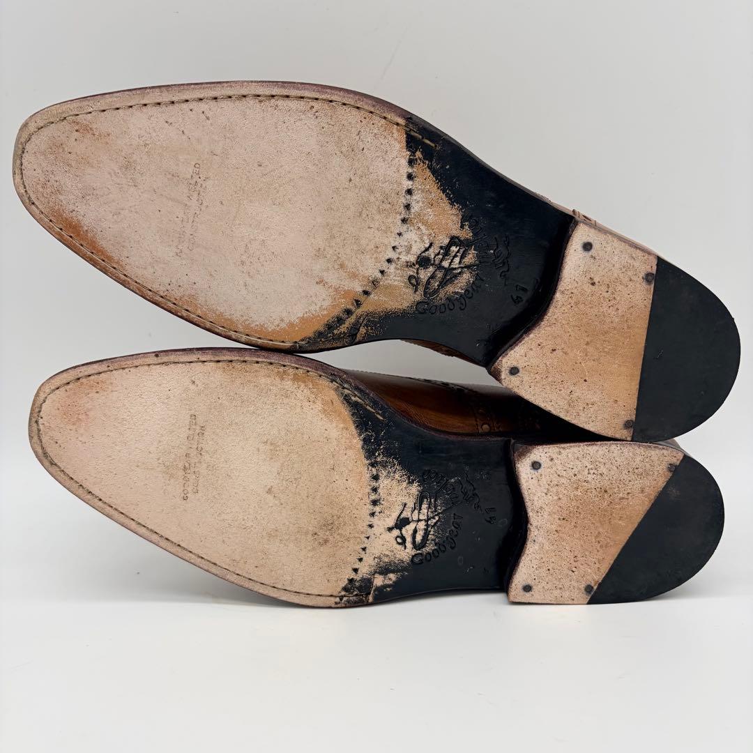 【美品】ジャランスリウァヤ ウィングチップ 26.5cm ブラウン 内羽根 革靴