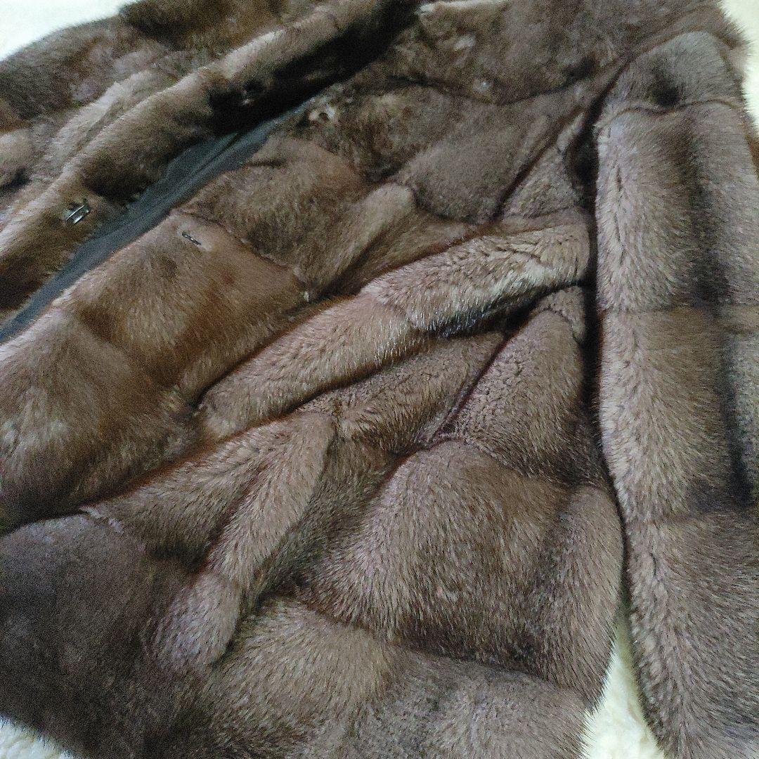 ミューズ 美しいダイドミンク ブラウン 染めブルーアイリス系 カフェオレ