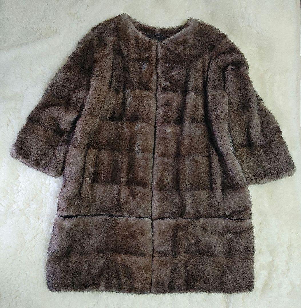 ミューズ 美しいダイドミンク ブラウン 染めブルーアイリス系 カフェオレ