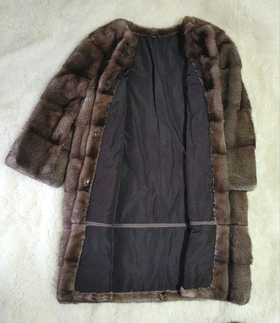 ミューズ 美しいダイドミンク ブラウン 染めブルーアイリス系 カフェオレ