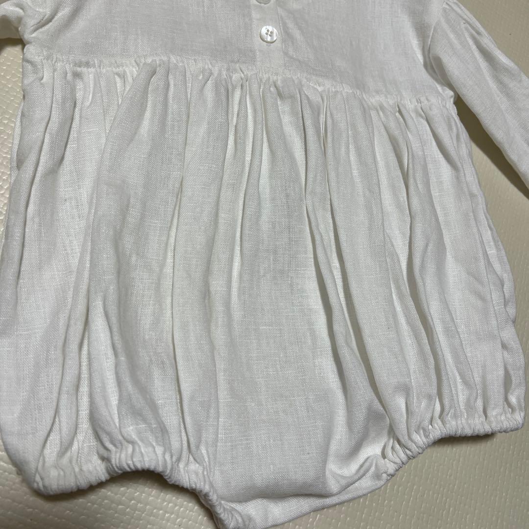 marlow and mae ジアロンパース ホワイト 1y