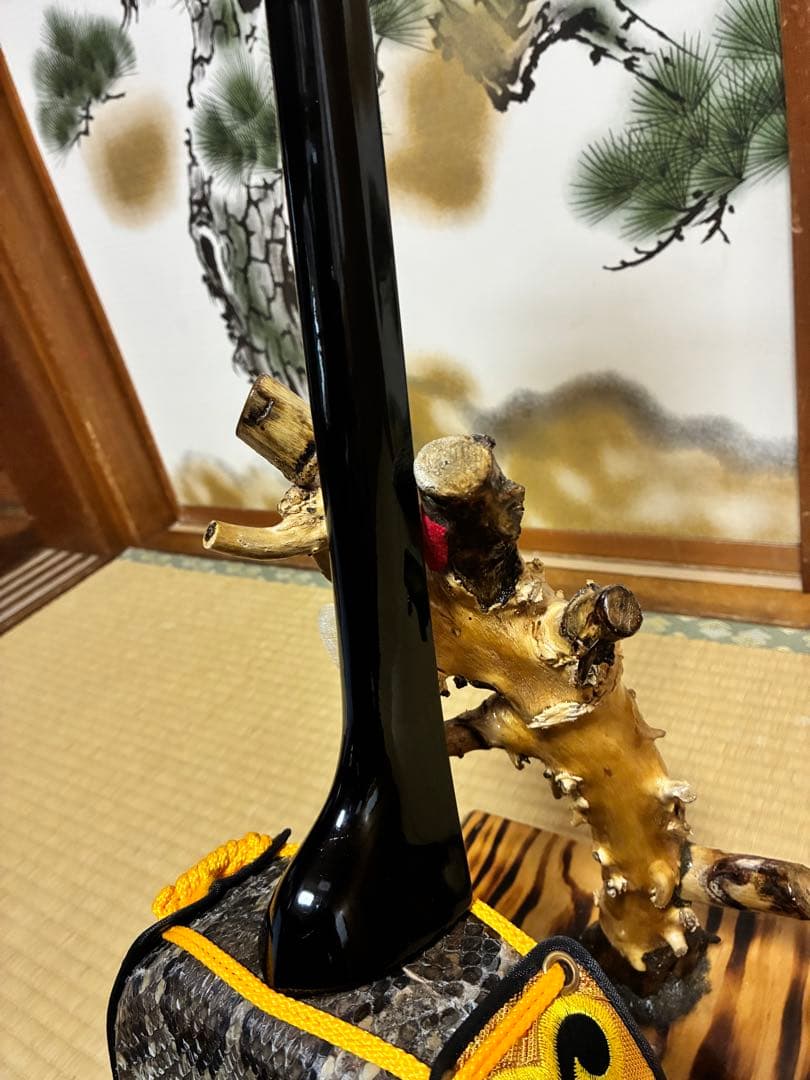 沖縄三線！貴重！知念大工型！本張り【一枚張り】