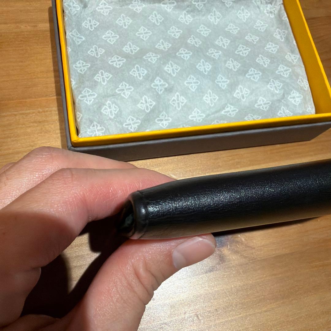 ETTINGER 名刺入れ ブラックターコイズ