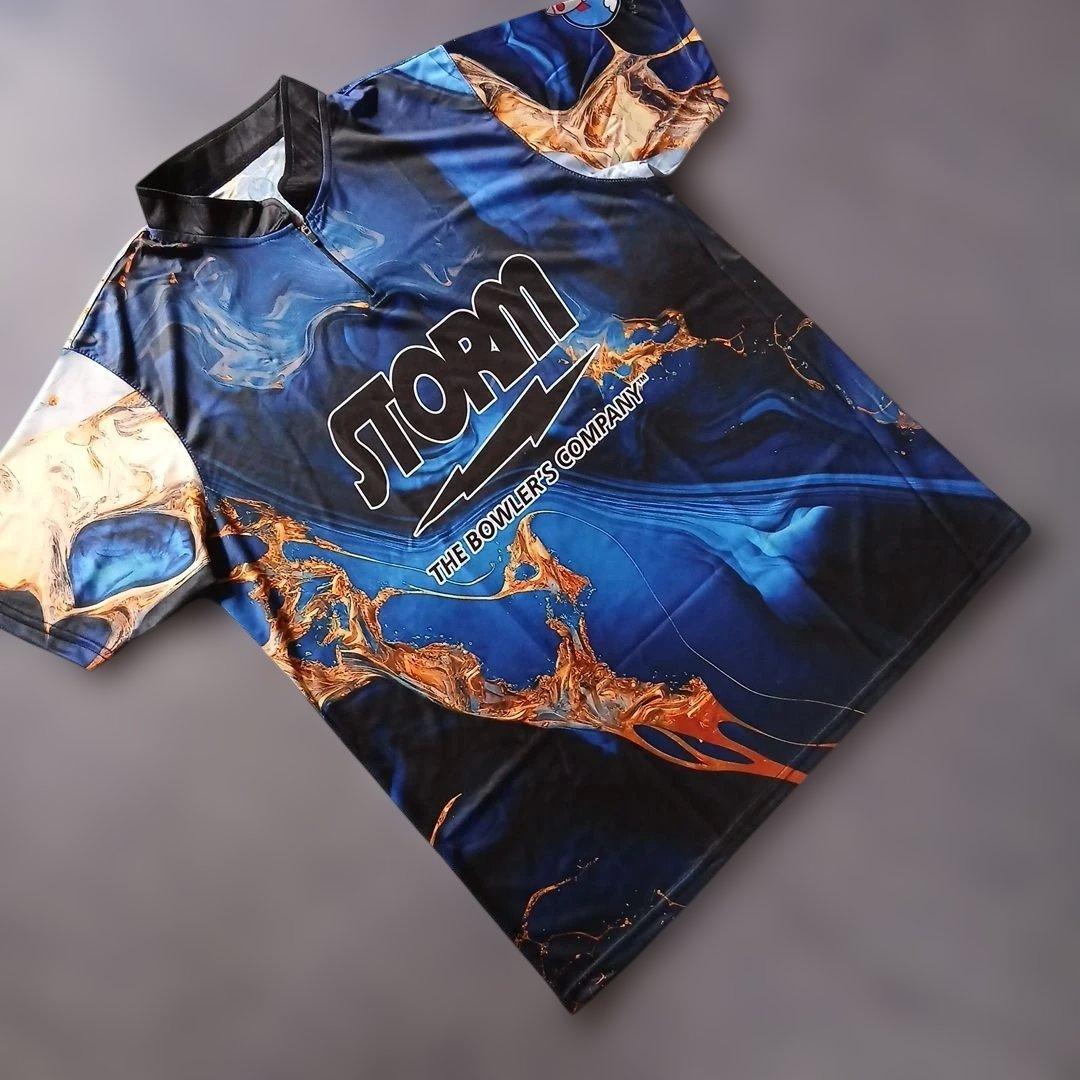 ✨新品✨ボウリングウェア　日本サイズ2XL　ストーム　ブルー