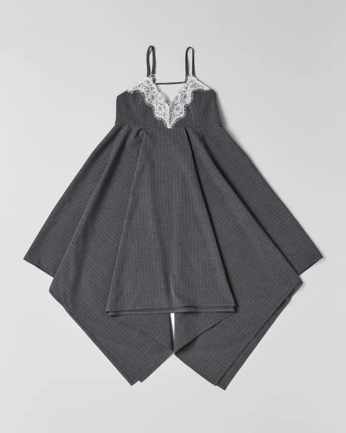 新品POPPY Lace handkerchief hem dress