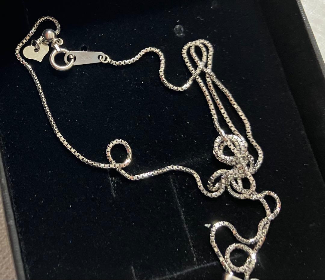 本物TRILOGY ダイヤモンドネックレス トリロジー Pt900 0.70ct