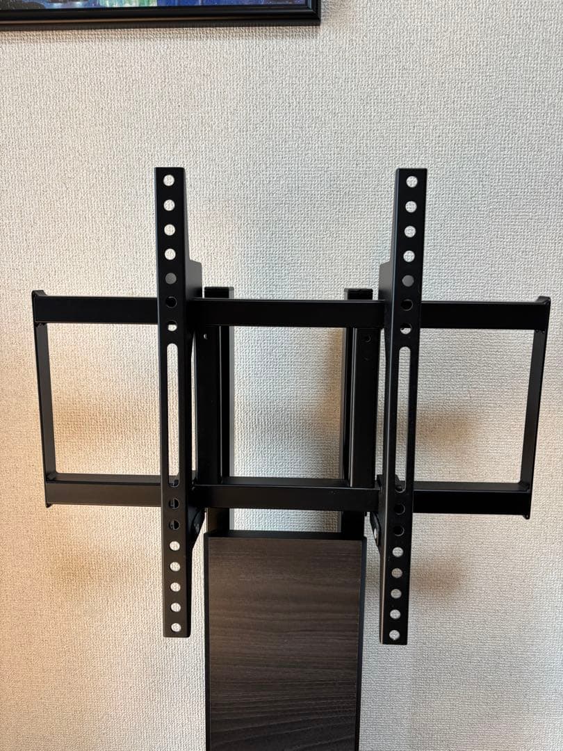 木目調　壁寄せテレビスタンド　KF-950 55型まで　キャスター付き