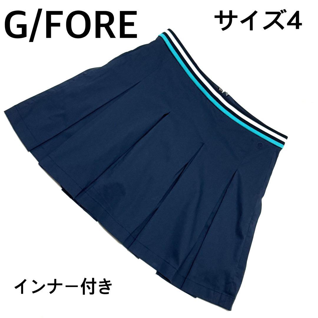 Kiyo さん専用状態良好 G/FORE プリーツスカート ネイビー インナー付