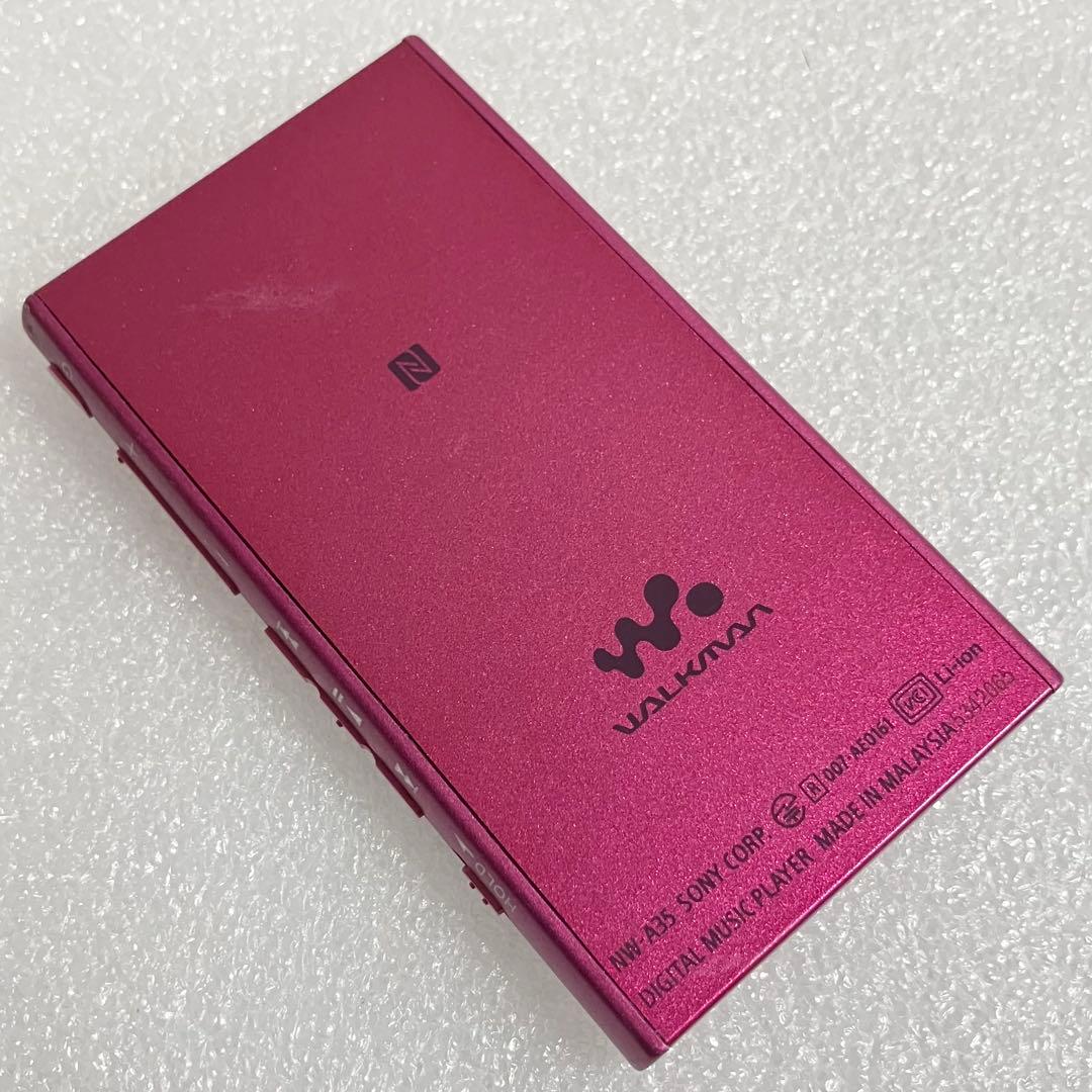 【バッテリー良好】　ソニー ウォークマン NW-A35 16GB ピンク
