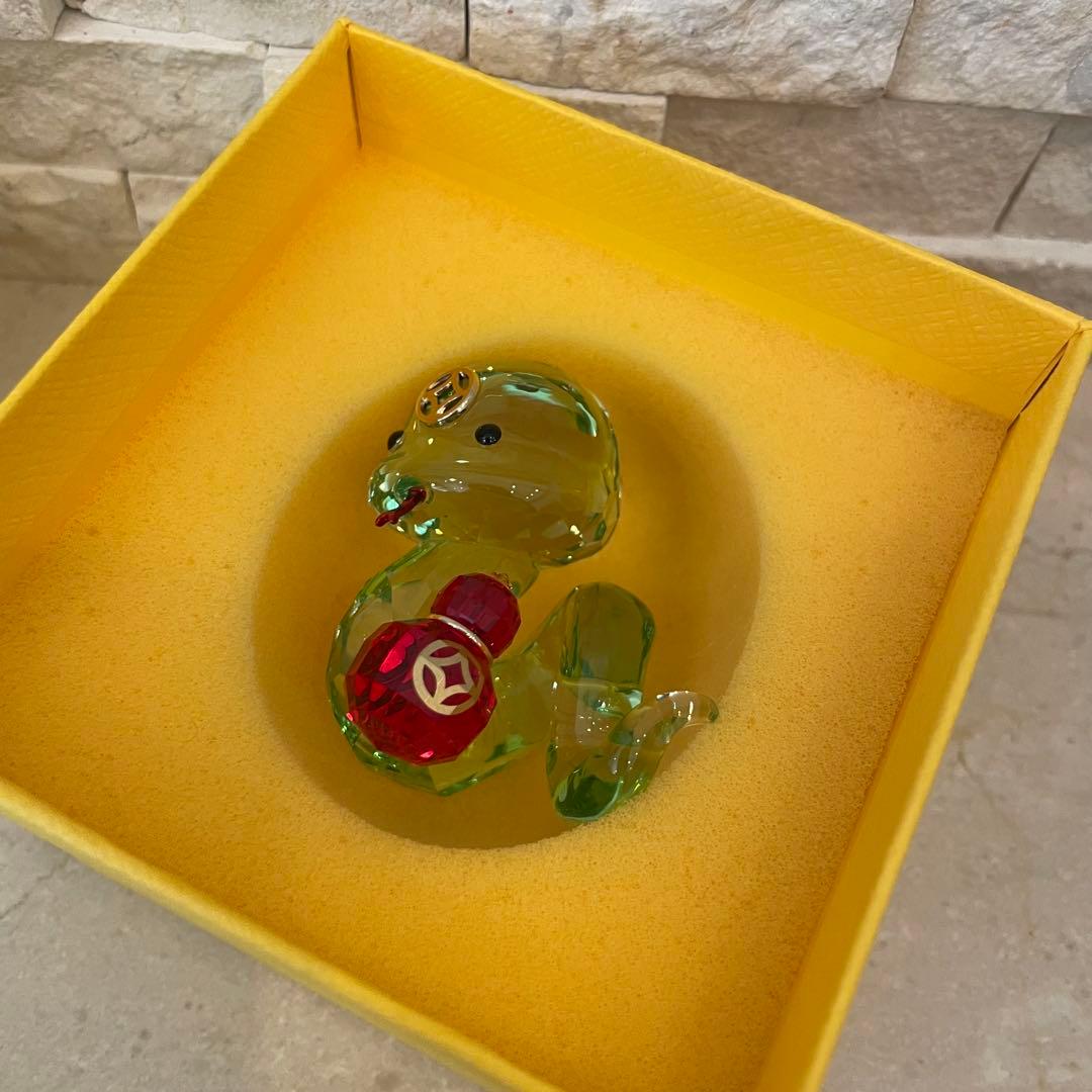 お値下げ‼️スワロフスキー. Asian Symbols キュートスネーク