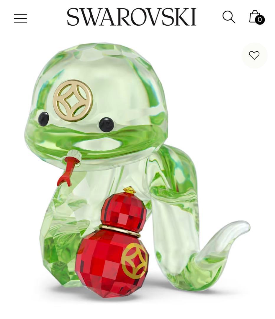 お値下げ‼️スワロフスキー. Asian Symbols キュートスネーク