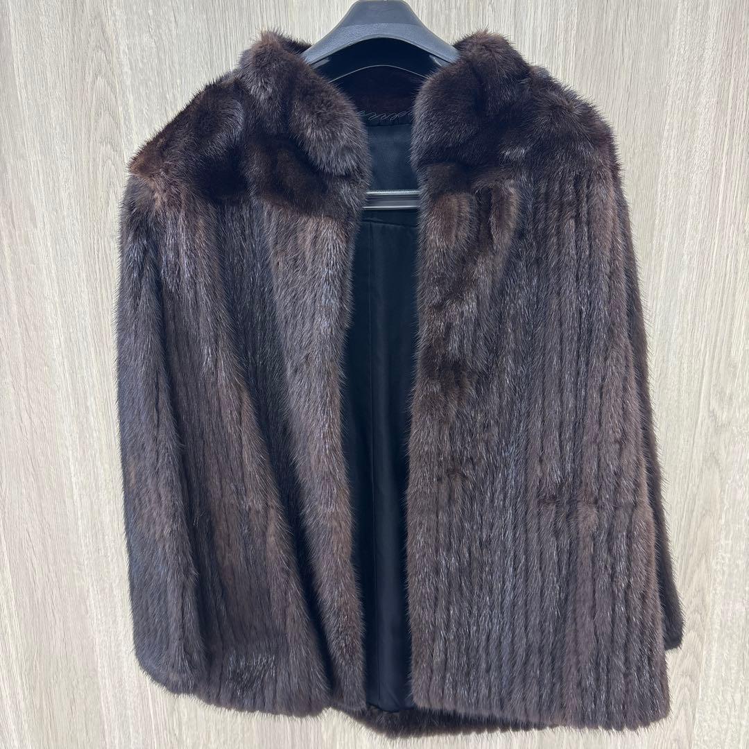 ✨美品✨高級 DASCO ミンクファー　コート 11号 濃茶