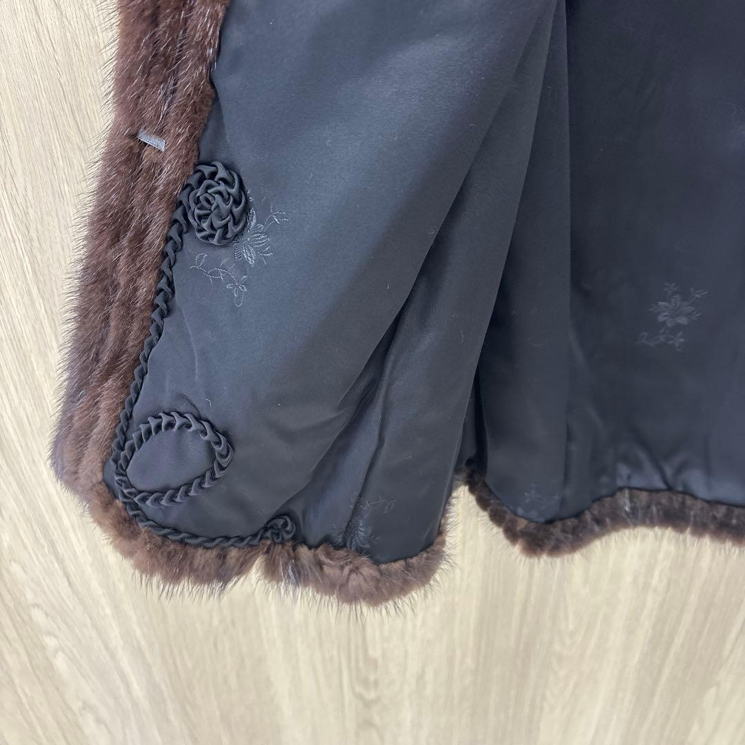 ✨美品✨高級 DASCO ミンクファー　コート 11号 濃茶