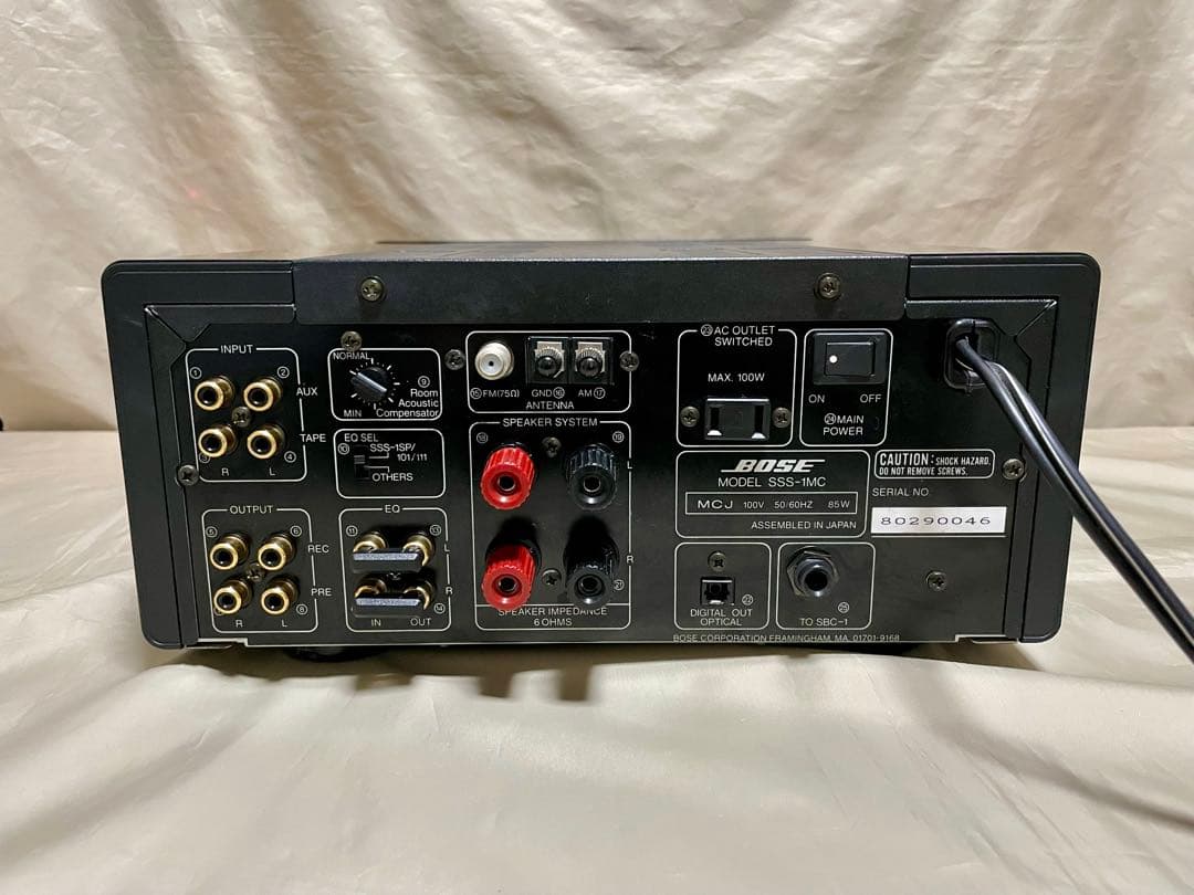 BOSE★SSS-1MC★極上品★レンズ、ベルト、ギヤ新品　オーバーホール済み