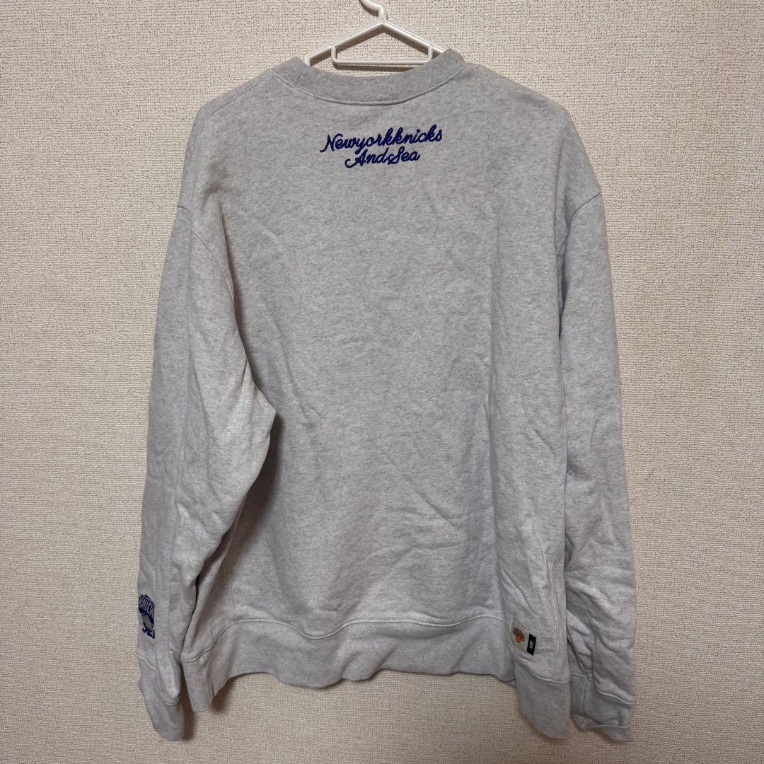NBA × Wind And Sea ニューヨーク・ニックス スウェットLサイズ