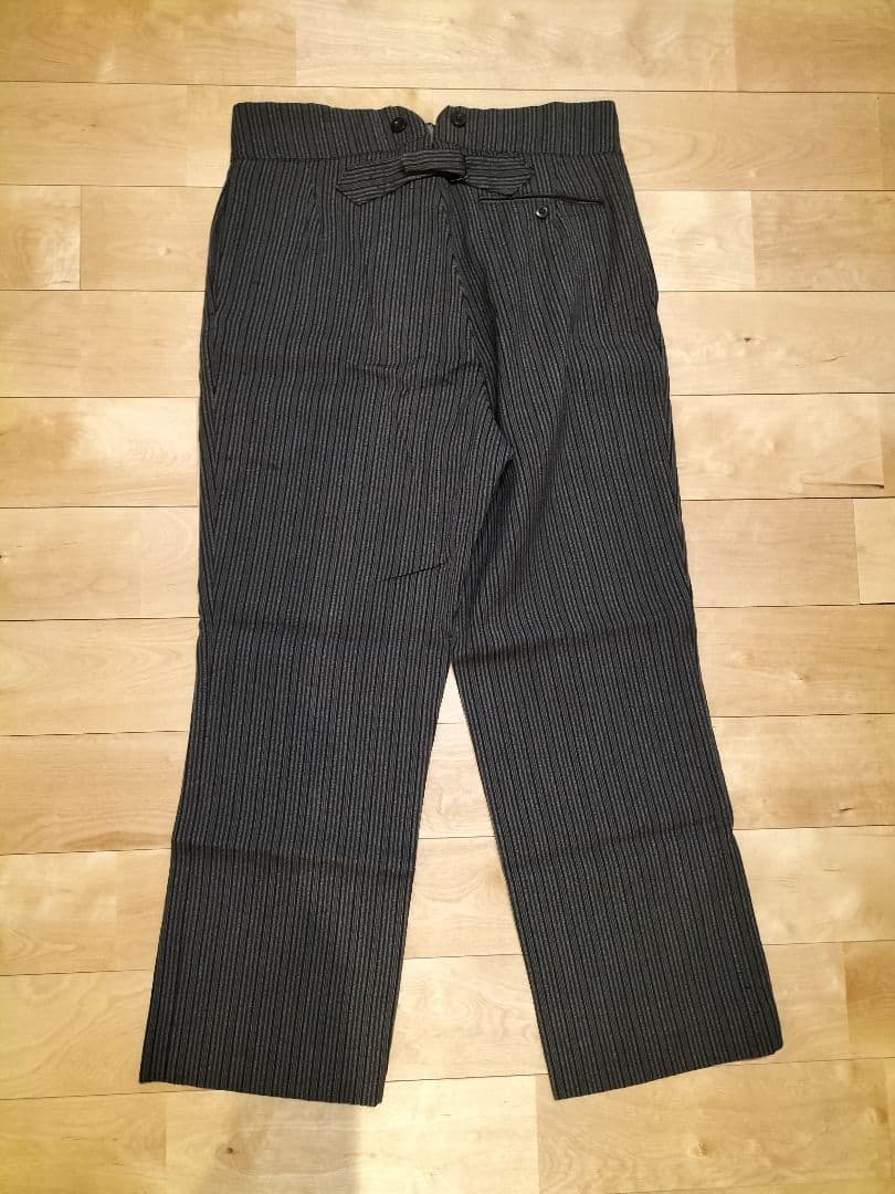 50s フレンチワークパンツ　ストライプ柄　W88cm