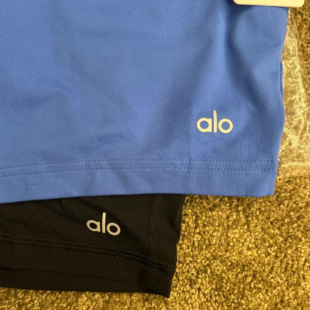 限定カラー‼️alo 青黒 ショートパンツ