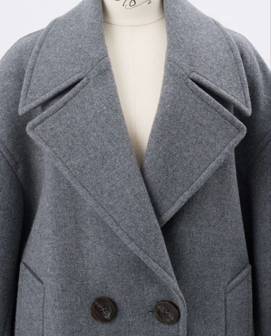 美品 cygne シーニュ オーバーPコート Emii