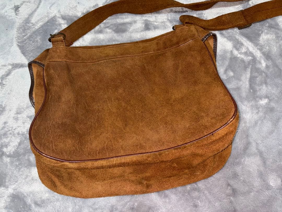 60〜70s L.L.Bean Musette Bag スエード　ショルダー