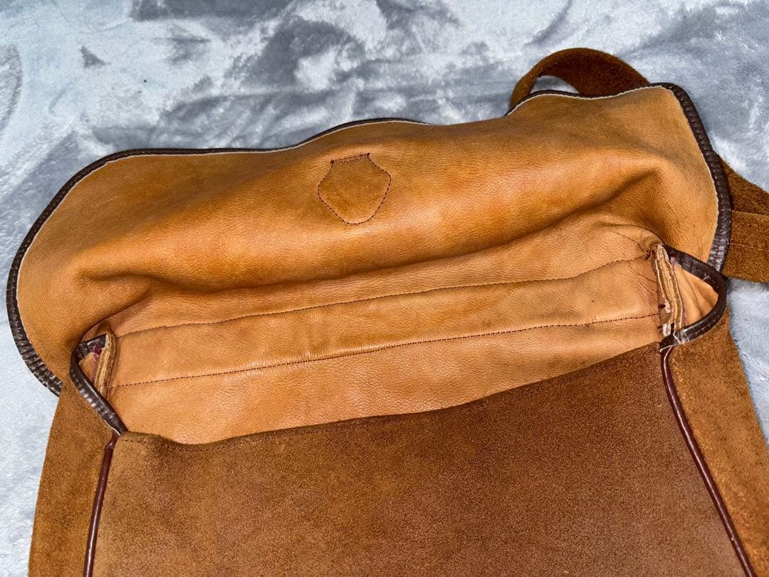 60〜70s L.L.Bean Musette Bag スエード　ショルダー