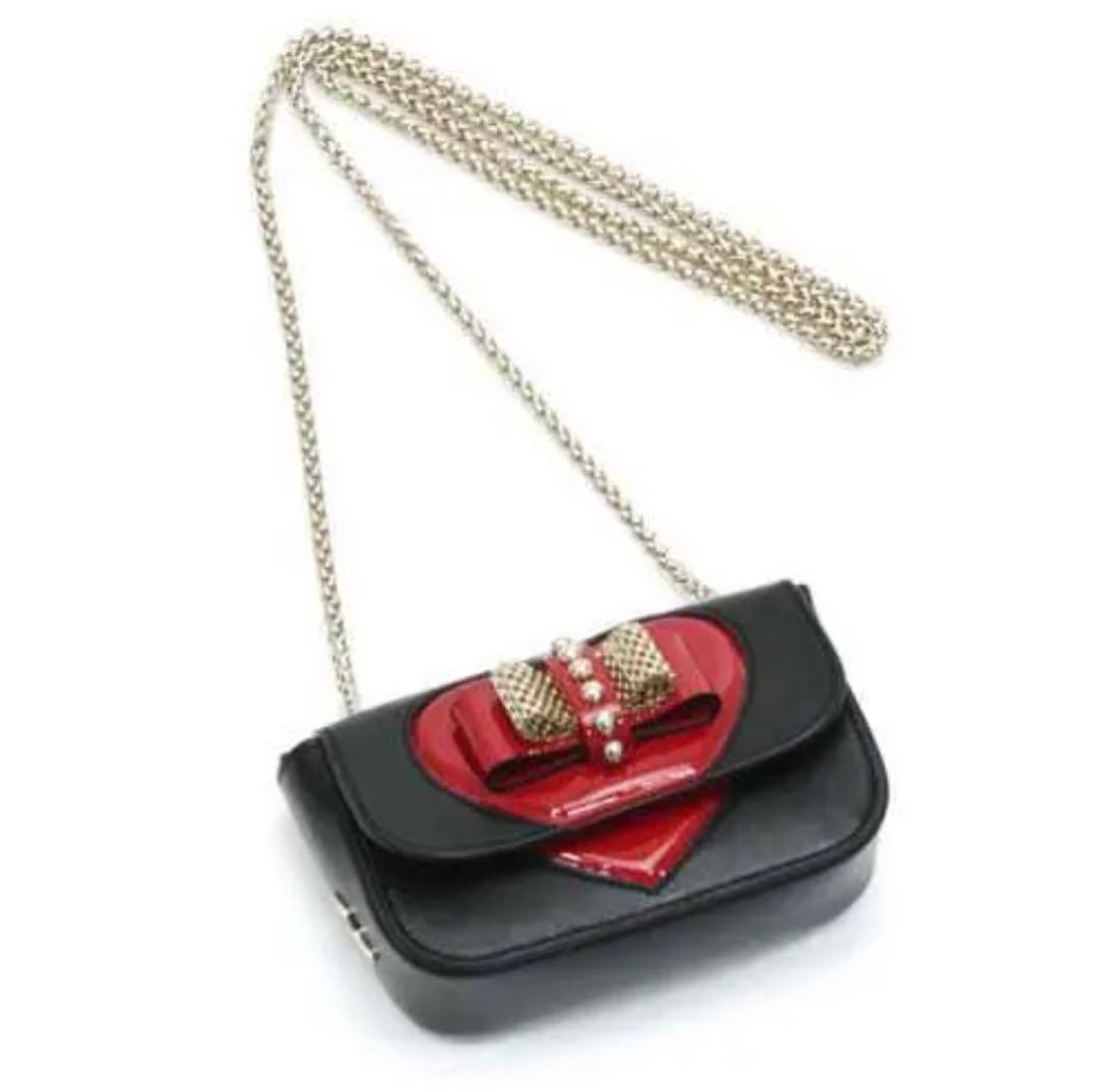 数量限定 美品 バレンタイン限定 人気 チェーンバッグ クリスチャン ルブタン