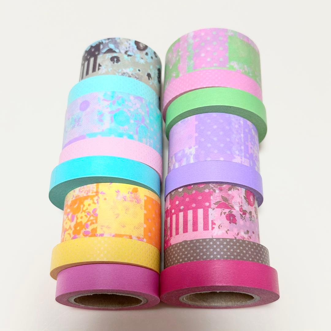 マークス 廃盤マスキングテープ コラージュ 16本セット 中古