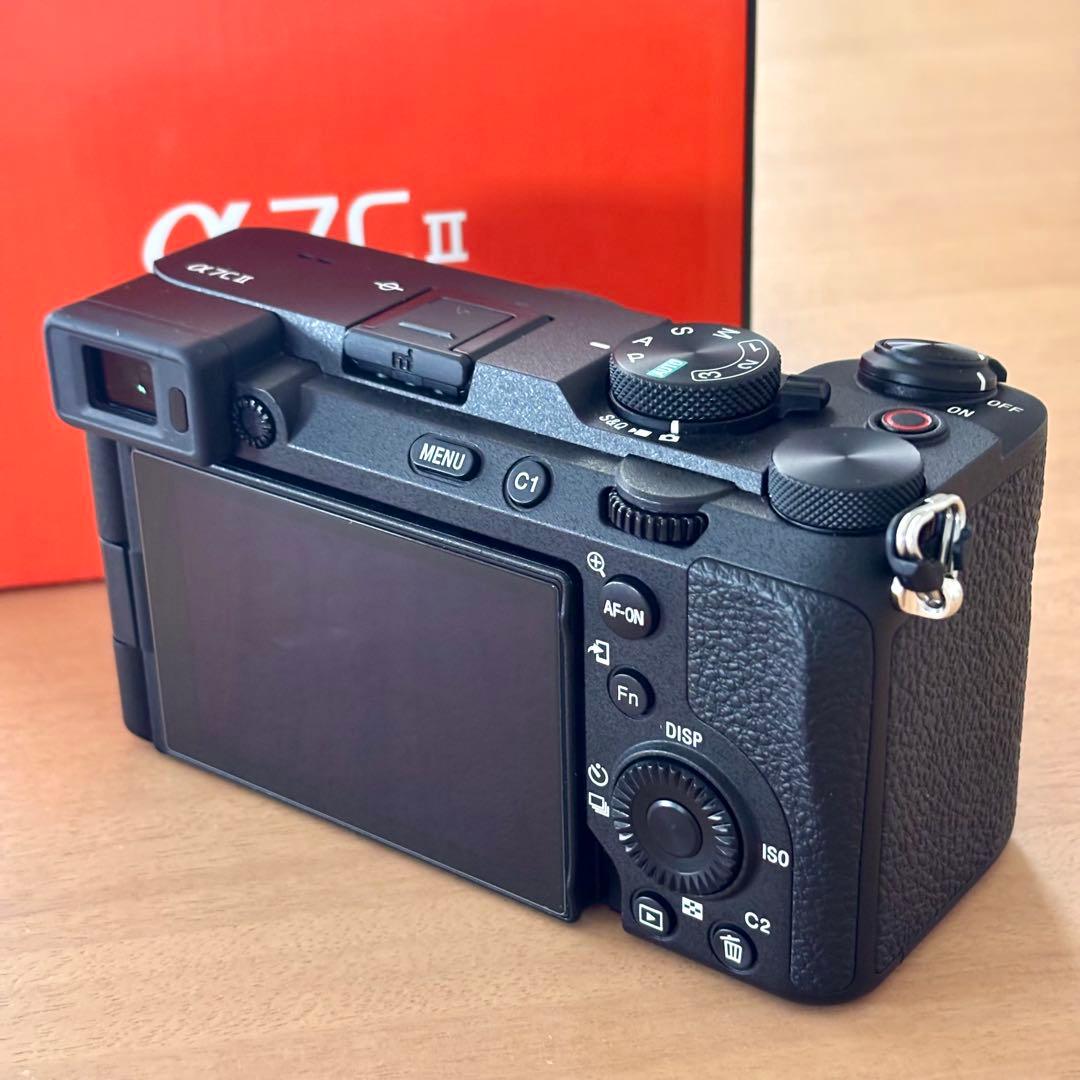 【美品】SONY α7C II ブラック ボディー本体 (ILCE-7CM2)