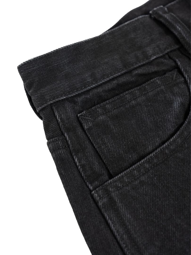 ジャケット・アウター KAJA MEDIUM BAGGY BLACK DENIM PANTS