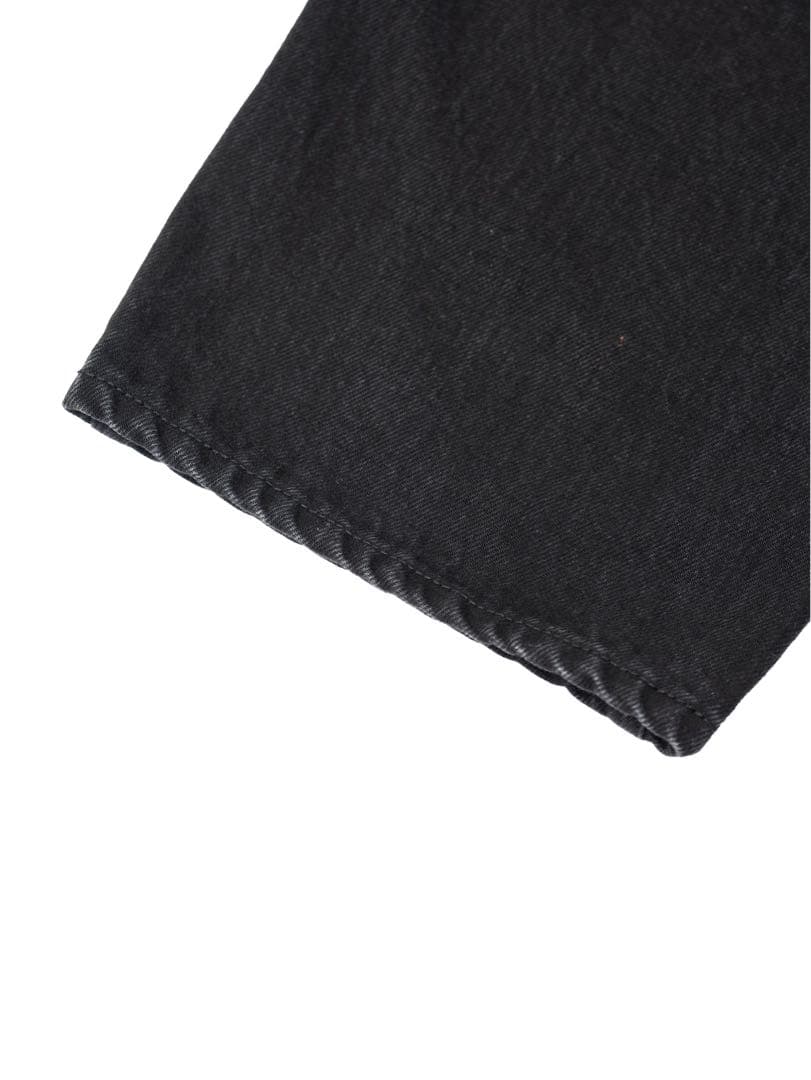 ジャケット・アウター KAJA MEDIUM BAGGY BLACK DENIM PANTS
