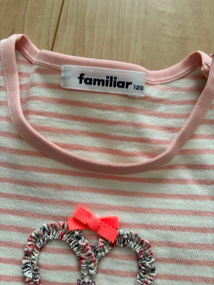 ファミリア　120 ワンピTシャツボトムスセット売り