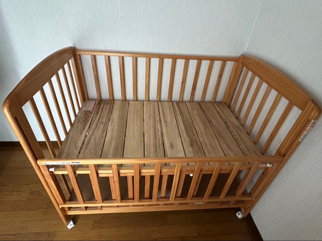 【直接引き取り福岡市】KATOJI ベビーベッド ハイタイプ 標準サイズ