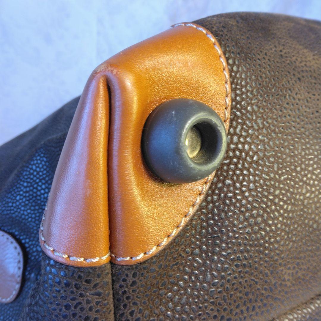 BRIC'S ブリックス ダークブラウン ２WAY ボストンバッグ オールレザー