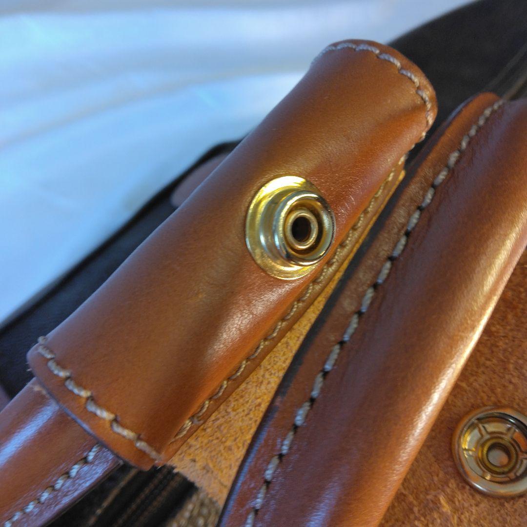 BRIC'S ブリックス ダークブラウン ２WAY ボストンバッグ オールレザー