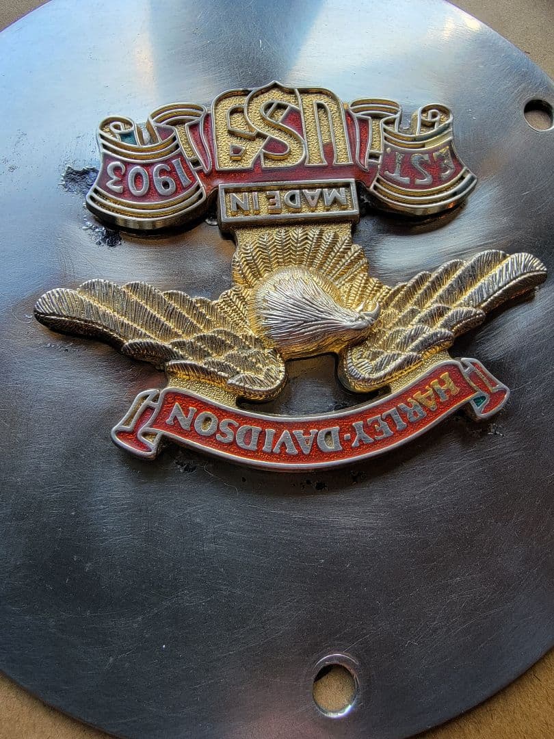 Vintage 77年 FXS 純正 オプション ダービーカバー メダリオン