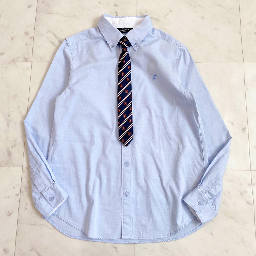 ✨コムサイズム　フォーマルスーツ4点セット　ピンストライプ　ブラック　150