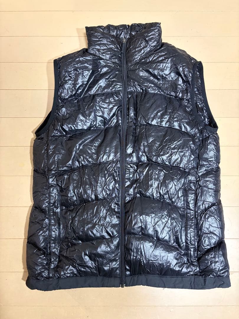 【美品】THE NORTH FACE 黒 ダウンベスト S