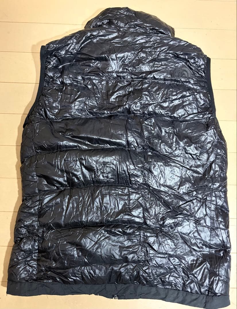 【美品】THE NORTH FACE 黒 ダウンベスト S